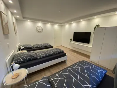Ein Bett oder Betten in einem Zimmer der Unterkunft Loge13 - Urban Living Herne