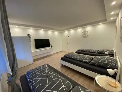 Ein Bett oder Betten in einem Zimmer der Unterkunft Loge13 - Urban Living Herne