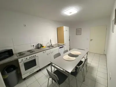 Küche/Küchenzeile in der Unterkunft Loge13 - Urban Living Herne