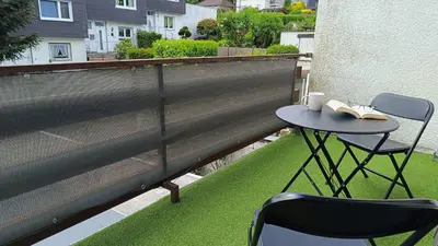 Ein Garten an der Unterkunft FeWo Marjenza