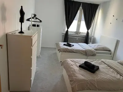 Ein Bett oder Betten in einem Zimmer der Unterkunft Fewo Alpina