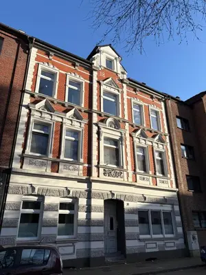 Das Gebäude in dem sich die Ferienwohnung befindet