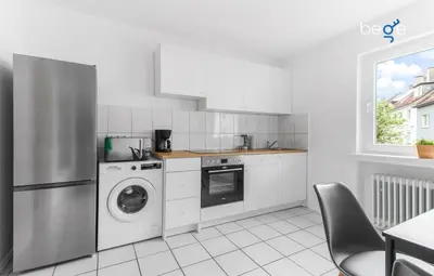 Küche/Küchenzeile in der Unterkunft BEGE APARTMENTS Smart Comfort