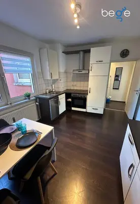 Küche/Küchenzeile in der Unterkunft BEGE APARTMENTS BusinessSide
