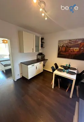 Küche/Küchenzeile in der Unterkunft BEGE APARTMENTS BusinessSide