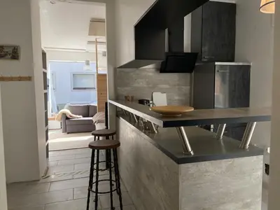 Küche/Küchenzeile in der Unterkunft Studio Apartment im Herzen der Altstadt