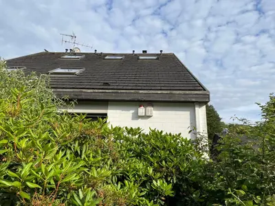 Das Gebäude in dem sich die Ferienwohnung befindet