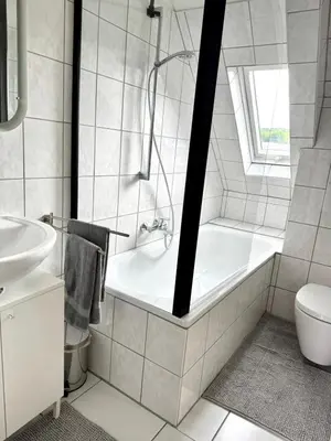 Ein Badezimmer in der Unterkunft Seeblick trifft Kampmannbrücke - Dein Lieblingsplatz