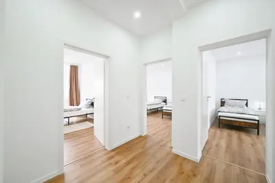 Ein Bett oder Betten in einem Zimmer der Unterkunft BetonTraum Apartments