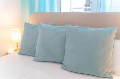 Ein Bett oder Betten in einem Zimmer der Unterkunft Apartment Mettmann