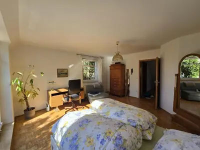 TV/Unterhaltungsangebot in der Unterkunft Gemütliche Doppelhaushälfte mit Garten