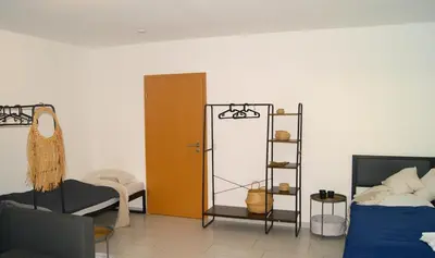 Ein Bett oder Betten in einem Zimmer der Unterkunft 7 Personen in Herten