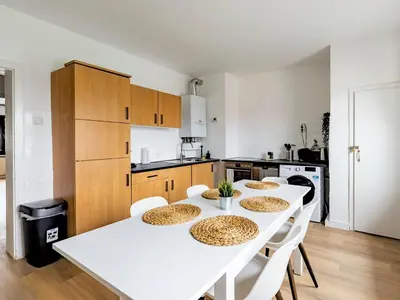 Küche/Küchenzeile in der Unterkunft Nice Apartment Bochum