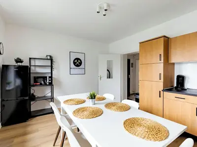 Küche/Küchenzeile in der Unterkunft Nice Apartment Bochum