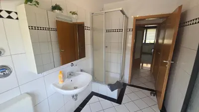 Ein Badezimmer in der Unterkunft Übernachten im Herzen des Ruhrpotts