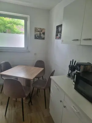 Küche/Küchenzeile in der Unterkunft Monteurwohnung in Marl - Kamp 13 - 2OGL