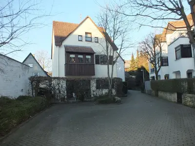 Das Gebäude in dem sich die Ferienwohnung befindet