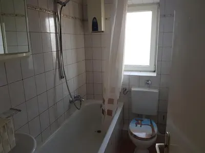 Ein Badezimmer in der Unterkunft Monteurswohnung Langendreer