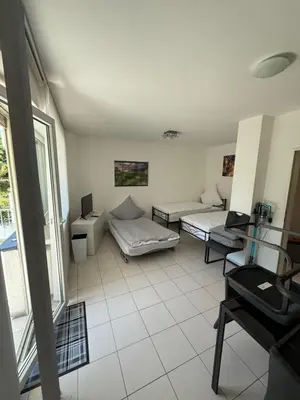 TV/Unterhaltungsangebot in der Unterkunft Ferienwohnung-Montagewohnunng DO