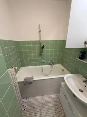 Ein Badezimmer in der Unterkunft Ferienwohnung-Montagewohnunng DO