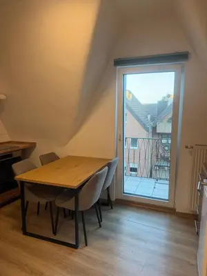 Grundriss der Unterkunft Über den Dächern von Werne - Balkon, WLAN, TV und Küche - Möller