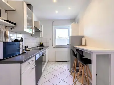 Küche/Küchenzeile in der Unterkunft Nice Apartment Herten