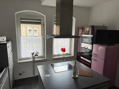 Küche/Küchenzeile in der Unterkunft Haus Fröhlich