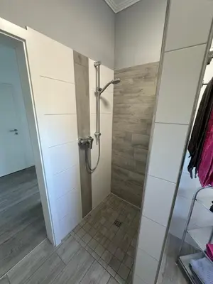 Ein Badezimmer in der Unterkunft Ferienwohnung Sühling