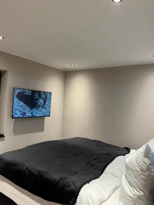 Ein Bett oder Betten in einem Zimmer der Unterkunft Auszeit am Murmelbachtal - Ruheoase mit Stellplatz