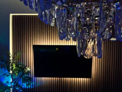 TV/Unterhaltungsangebot in der Unterkunft Wellness Paradise mit Whirlpool