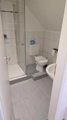 Ein Badezimmer in der Unterkunft Privatzimmer Hagen