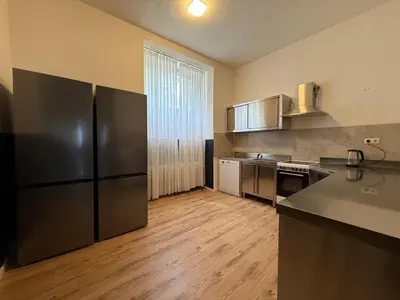 Küche/Küchenzeile in der Unterkunft Cici Monteurunterkünfte Altena City Wohnung für Handwerker