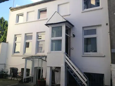 Das Gebäude in dem sich die Ferienwohnung befindet