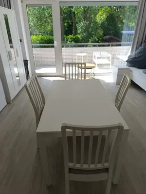 Ein Sitzbereich in der Unterkunft Mont Apartments