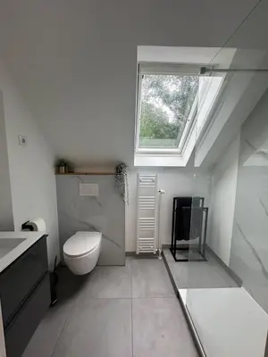 Ein Badezimmer in der Unterkunft Moderne Ferienwohnung