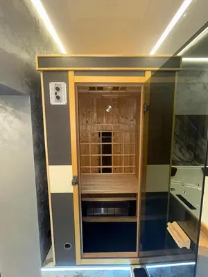 Grundriss der Unterkunft Wellness Suite Essen mit Whirlpool & Sauna