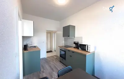 Küche/Küchenzeile in der Unterkunft BEGE APARTMENTS SmartLiving
