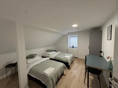 Ein Bett oder Betten in einem Zimmer der Unterkunft Landhaus Marie