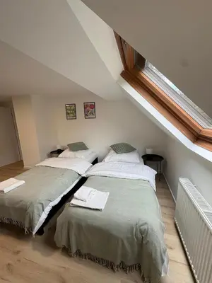 Ein Bett oder Betten in einem Zimmer der Unterkunft Landhaus Marie