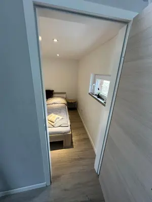 Ein Bett oder Betten in einem Zimmer der Unterkunft Skyview loft A1