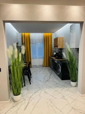 Küche/Küchenzeile in der Unterkunft VIP Apartment Essen