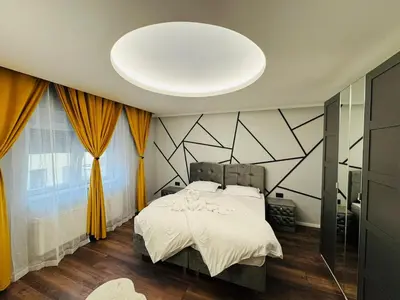 Ein Bett oder Betten in einem Zimmer der Unterkunft VIP Apartment Essen