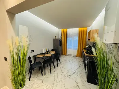 Küche/Küchenzeile in der Unterkunft VIP Apartment Essen