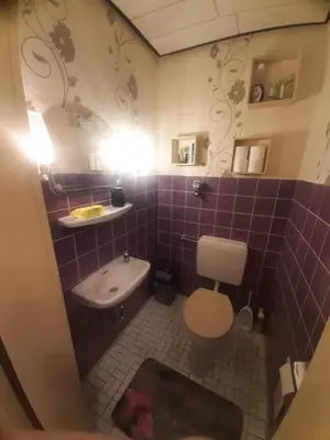 Ein Badezimmer in der Unterkunft Apartment am Dülmen