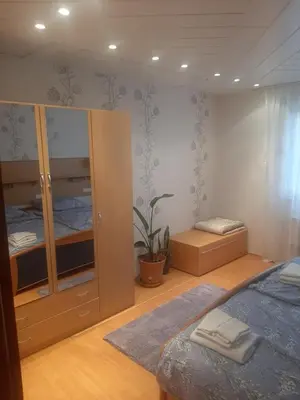 Ein Bett oder Betten in einem Zimmer der Unterkunft Apartment am Dülmen