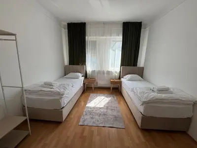 Ein Bett oder Betten in einem Zimmer der Unterkunft Apartment near OLG & University