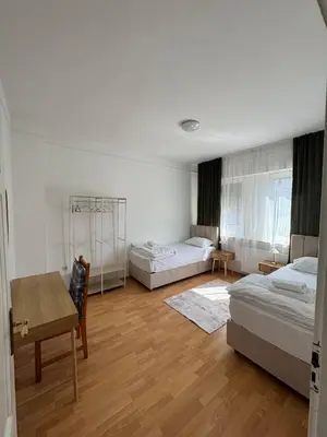 Ein Bett oder Betten in einem Zimmer der Unterkunft Apartment near OLG & University