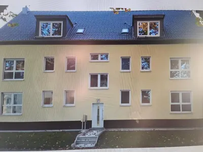 Das Gebäude in dem sich die Ferienwohnung befindet