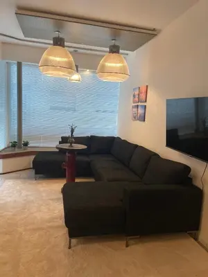 Ein Sitzbereich in der Unterkunft Studio Apartment Altstadt