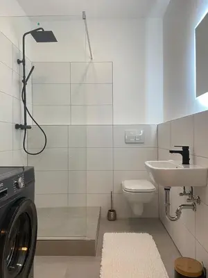 Ein Badezimmer in der Unterkunft Studio Apartment Altstadt